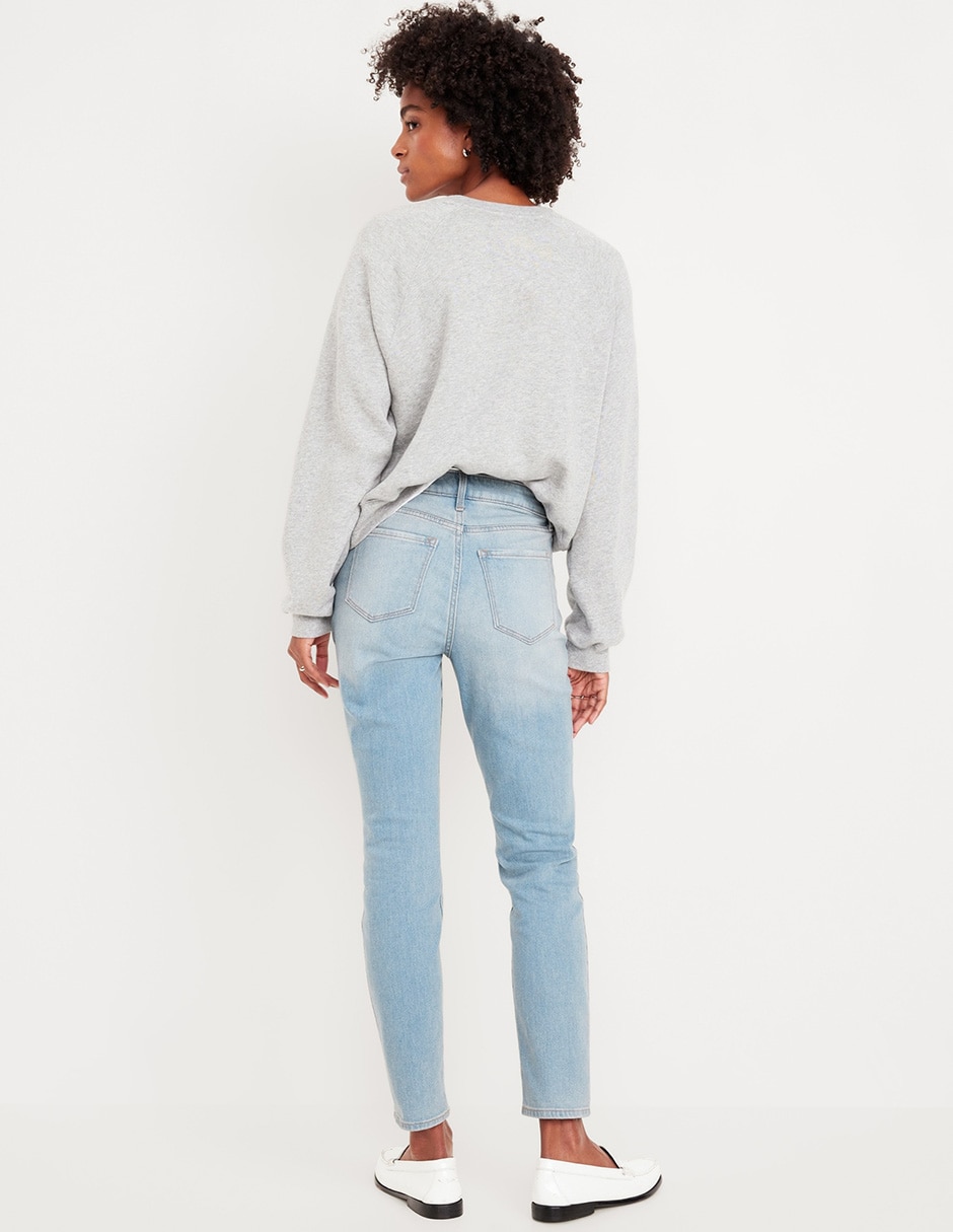 Jeans staight 000734889-674 corte cintura para mujer 2
