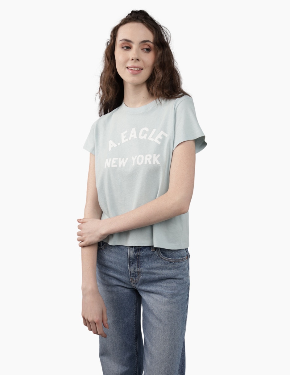 Playera manga corta Intl Margot Graphic Tee cuello redondo para mujer Playera manga corta Intl Margot Graphic Tee cuello redondo para mujer