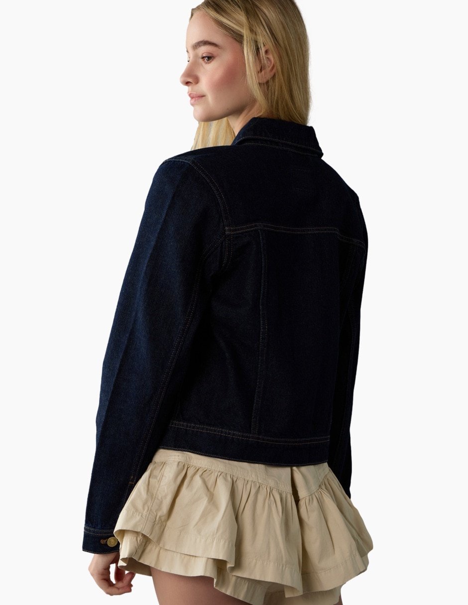 Chamarra denim American Eagle de mezclilla para mujer