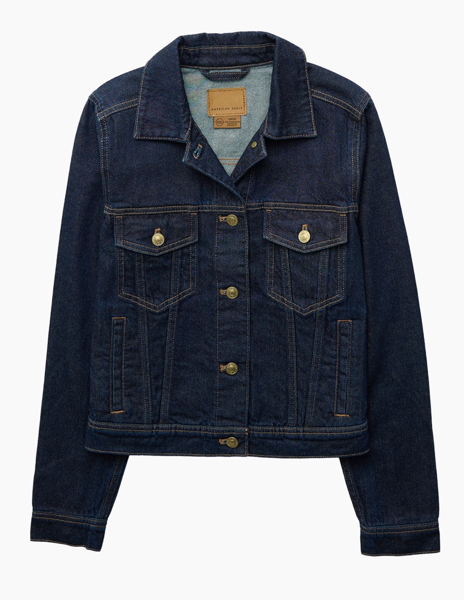 Chamarra denim American Eagle de mezclilla para mujer