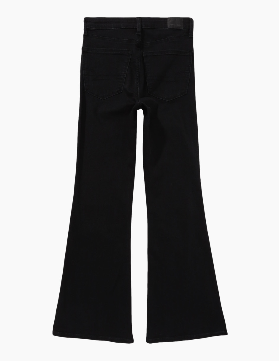 Jeans regular flare Super Hi-Rise Flare corte cintura alta para mujer 4