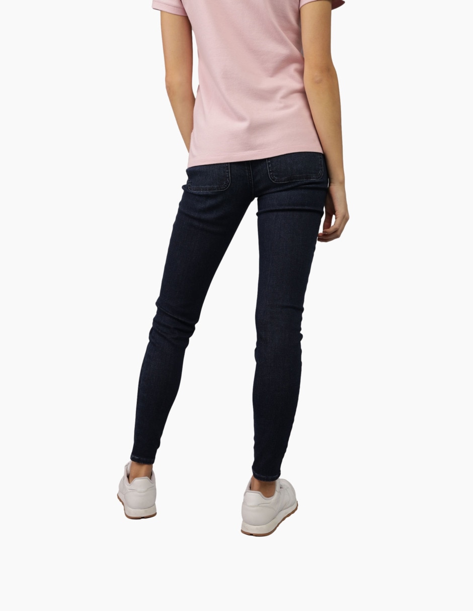 Jeans reular slim Hi-Rise Jegging corte cintura alta para mujer 2