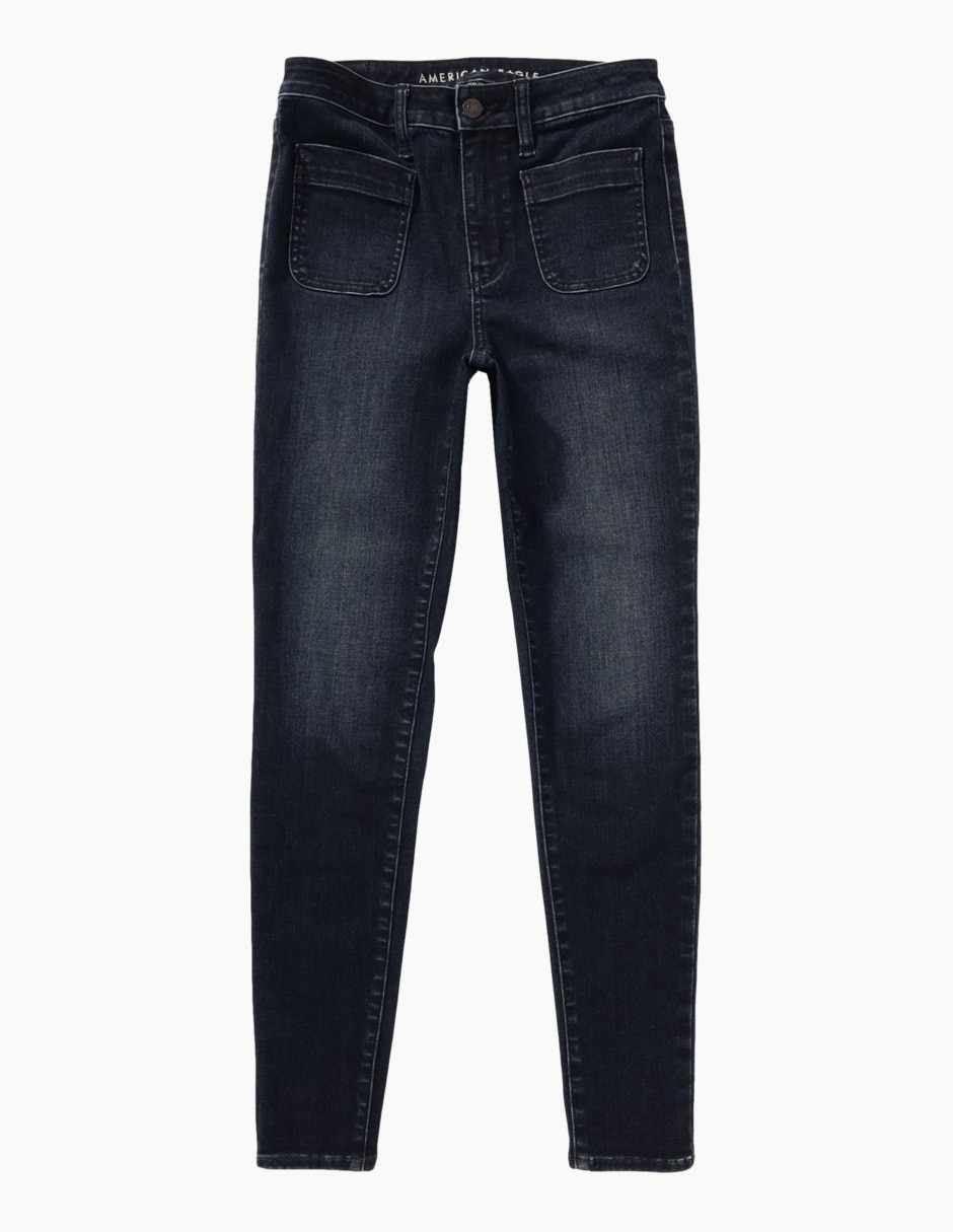 Jeans reular slim Hi-Rise Jegging corte cintura alta para mujer 3