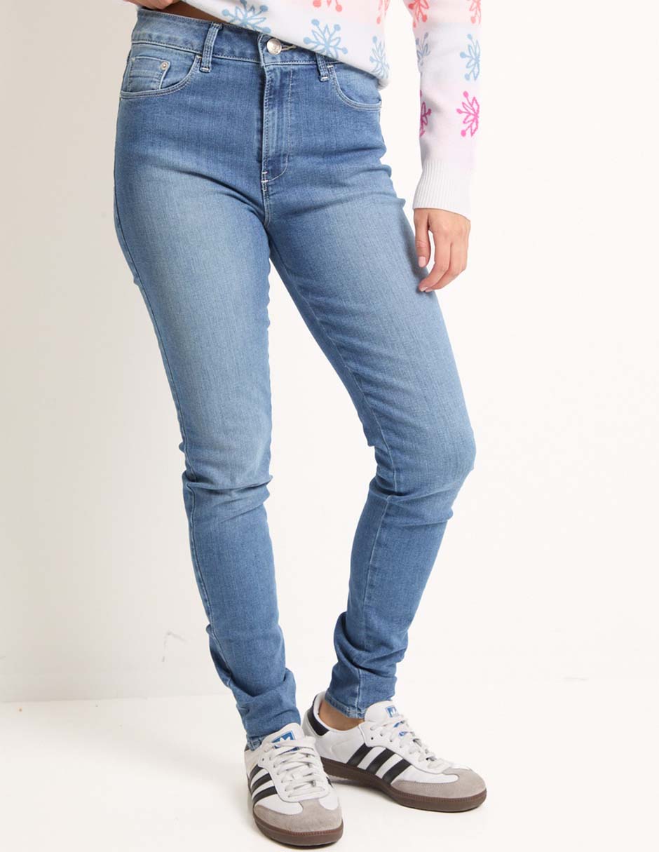 Jeans skinny LUCYVINT2522108 corte cintura alta para mujer Jeans skinny LUCYVINT2522108 corte cintura alta para mujer