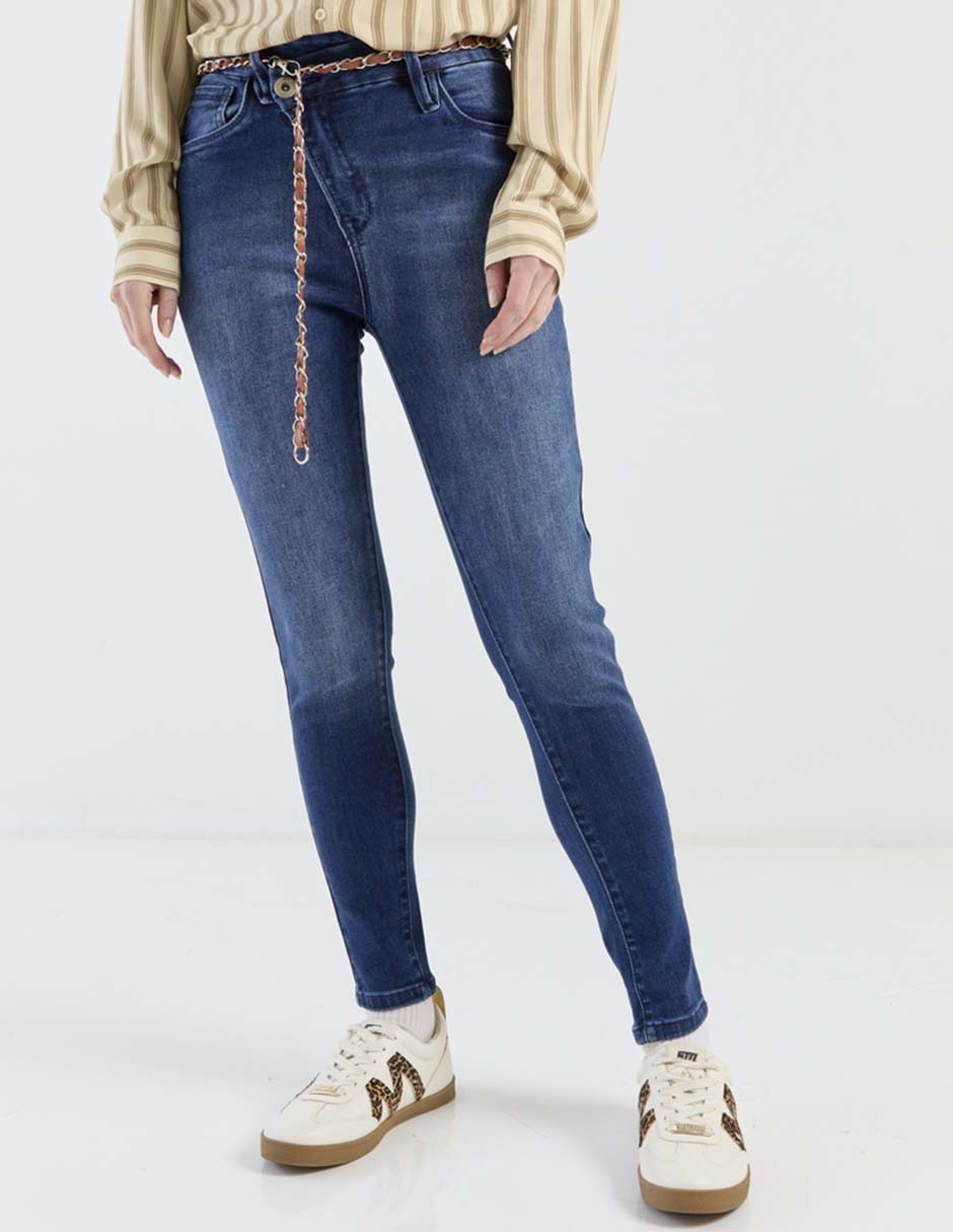 Jeans skinny bhi-2510-1365n corte cintura para mujer Jeans skinny bhi-2510-1365n corte cintura para mujer