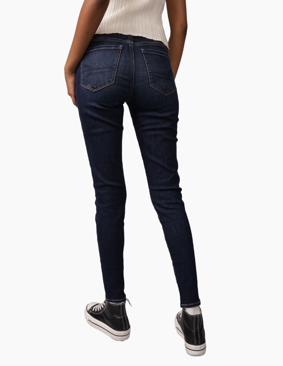 Jeans skinny American Eagle corte cintura para mujer