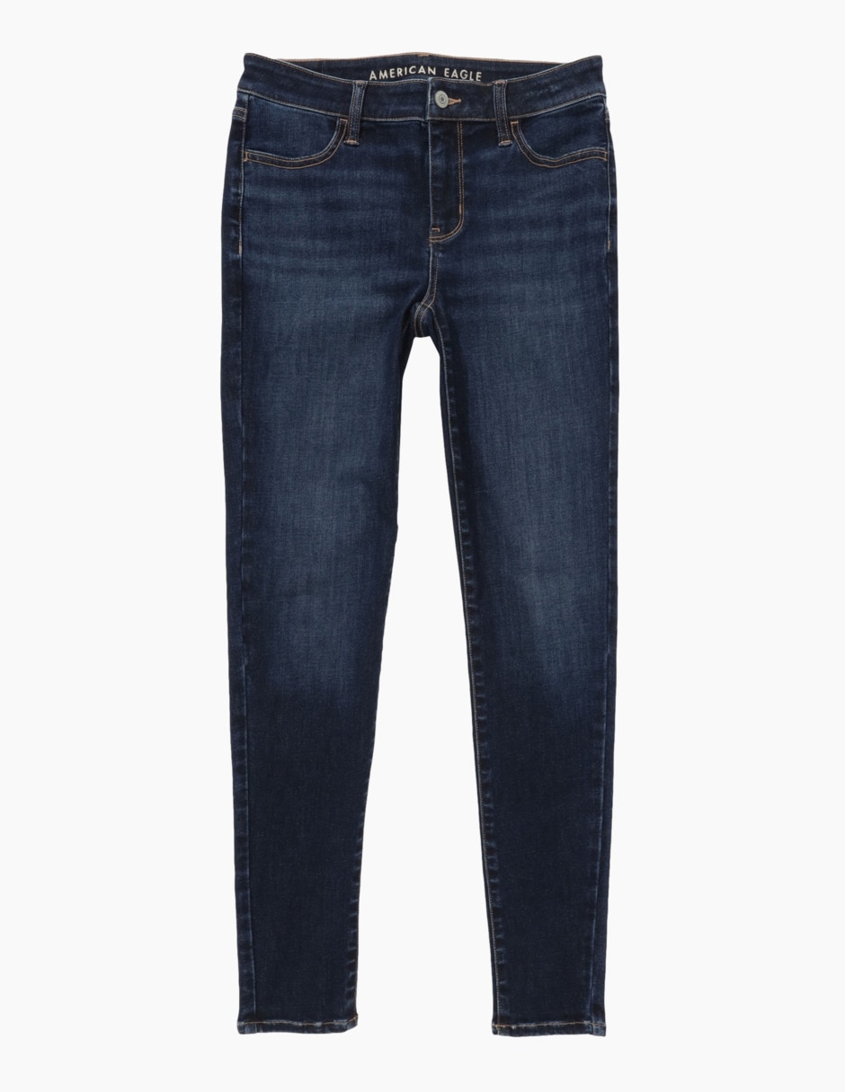 Jeans skinny American Eagle corte cintura para mujer