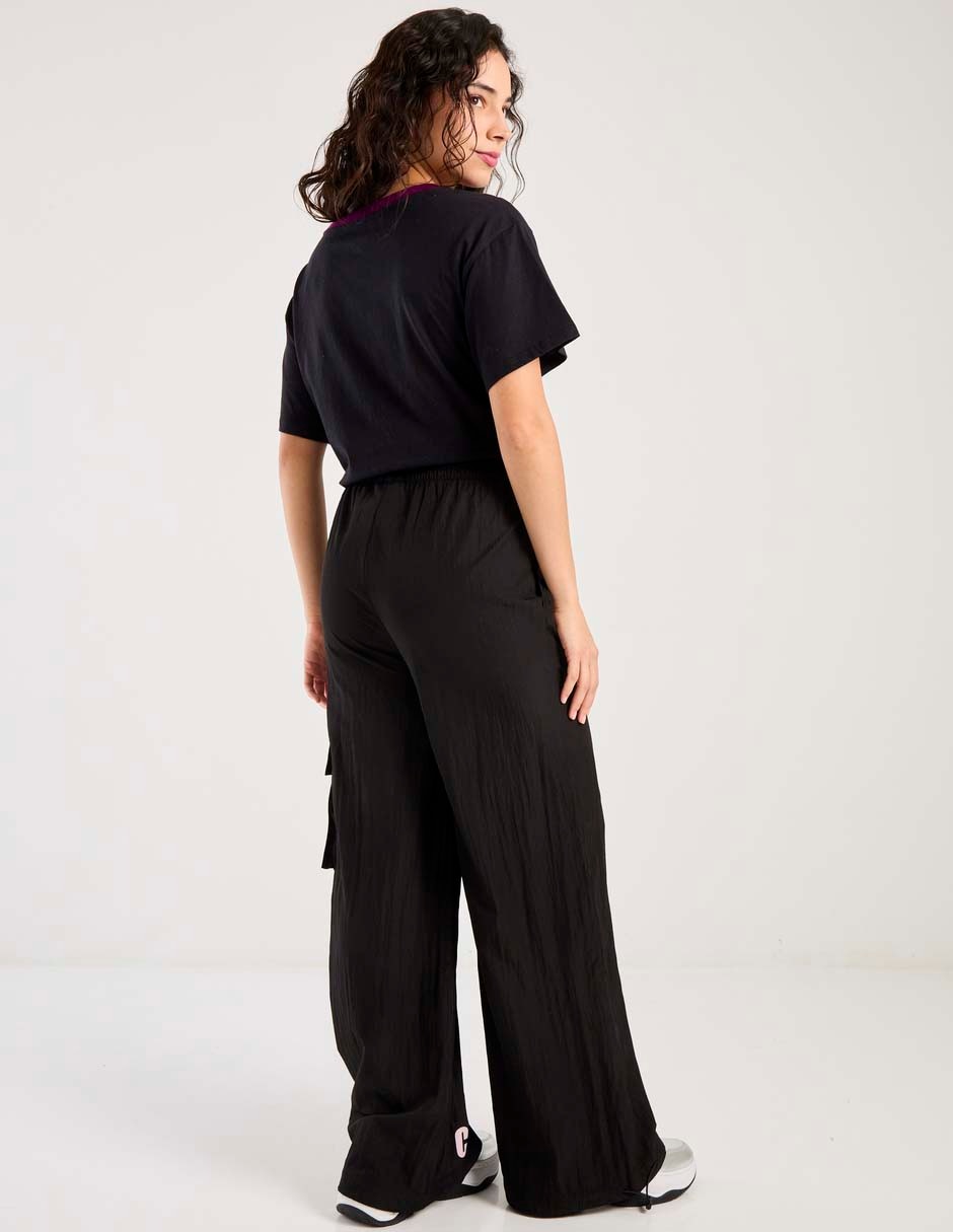Pants regular con elástico para mujer 3
