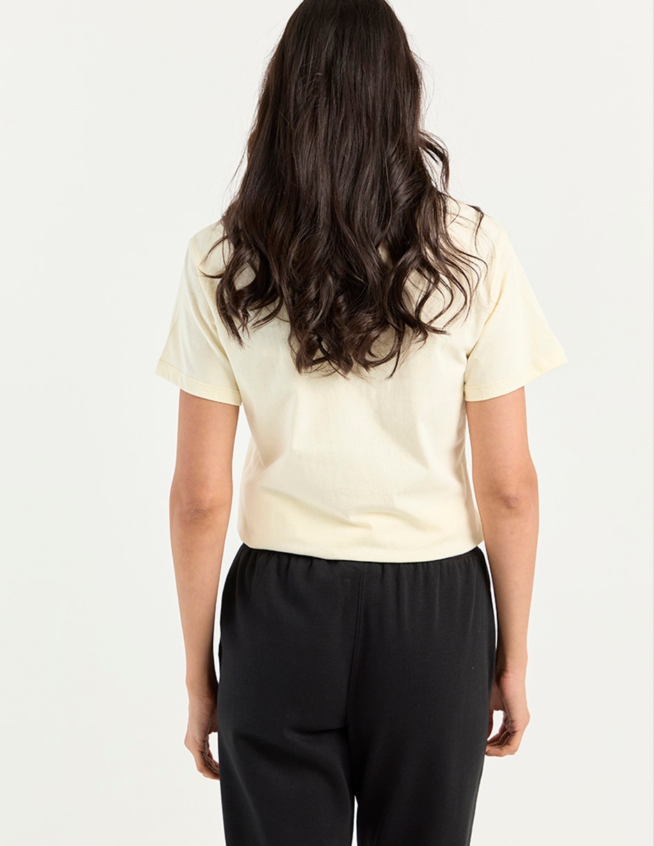 Playera manga corta Champion cuello redondo para mujer