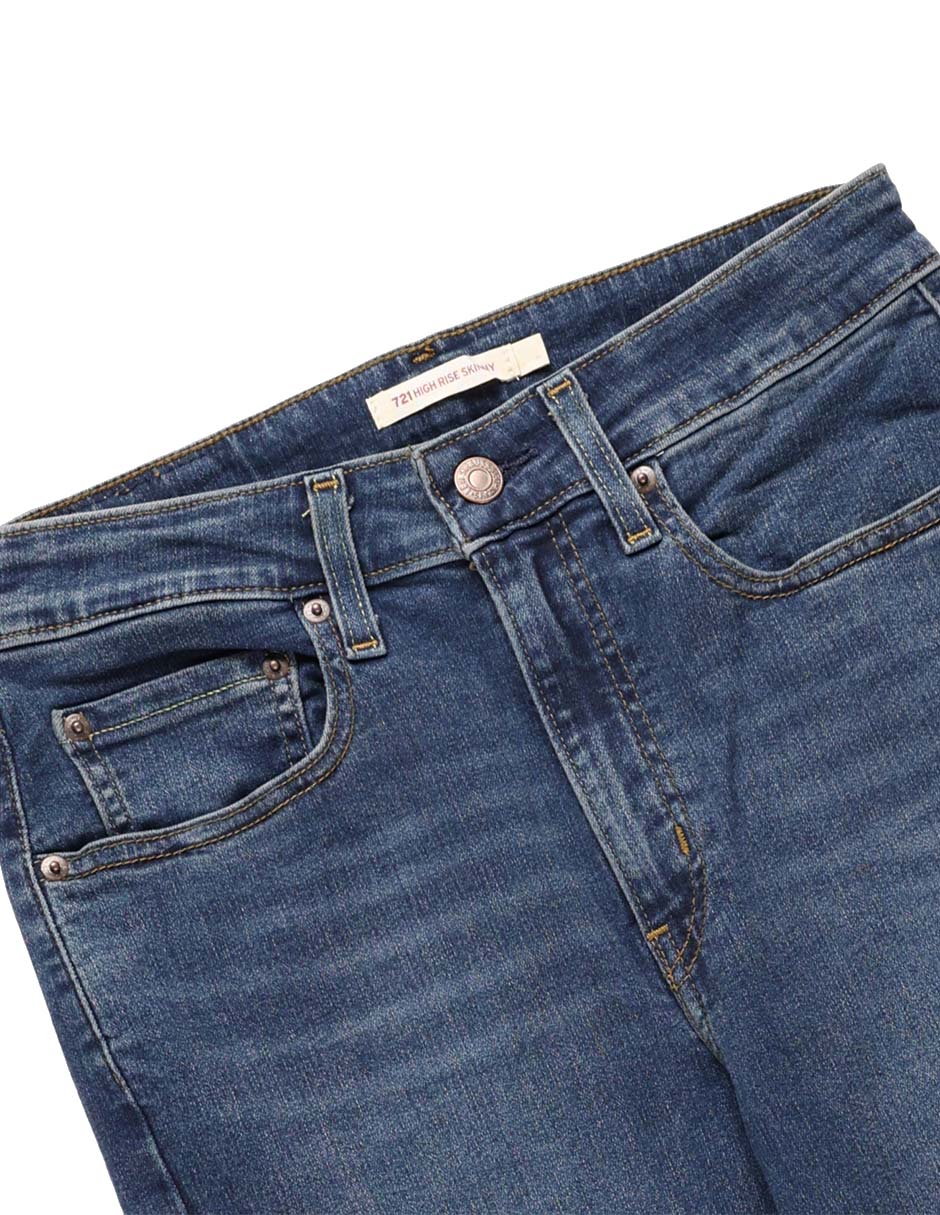 Jeans skinny cintura alta 721 para mujer 5