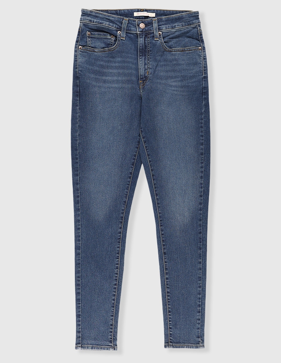 Jeans skinny cintura alta 721 para mujer 1