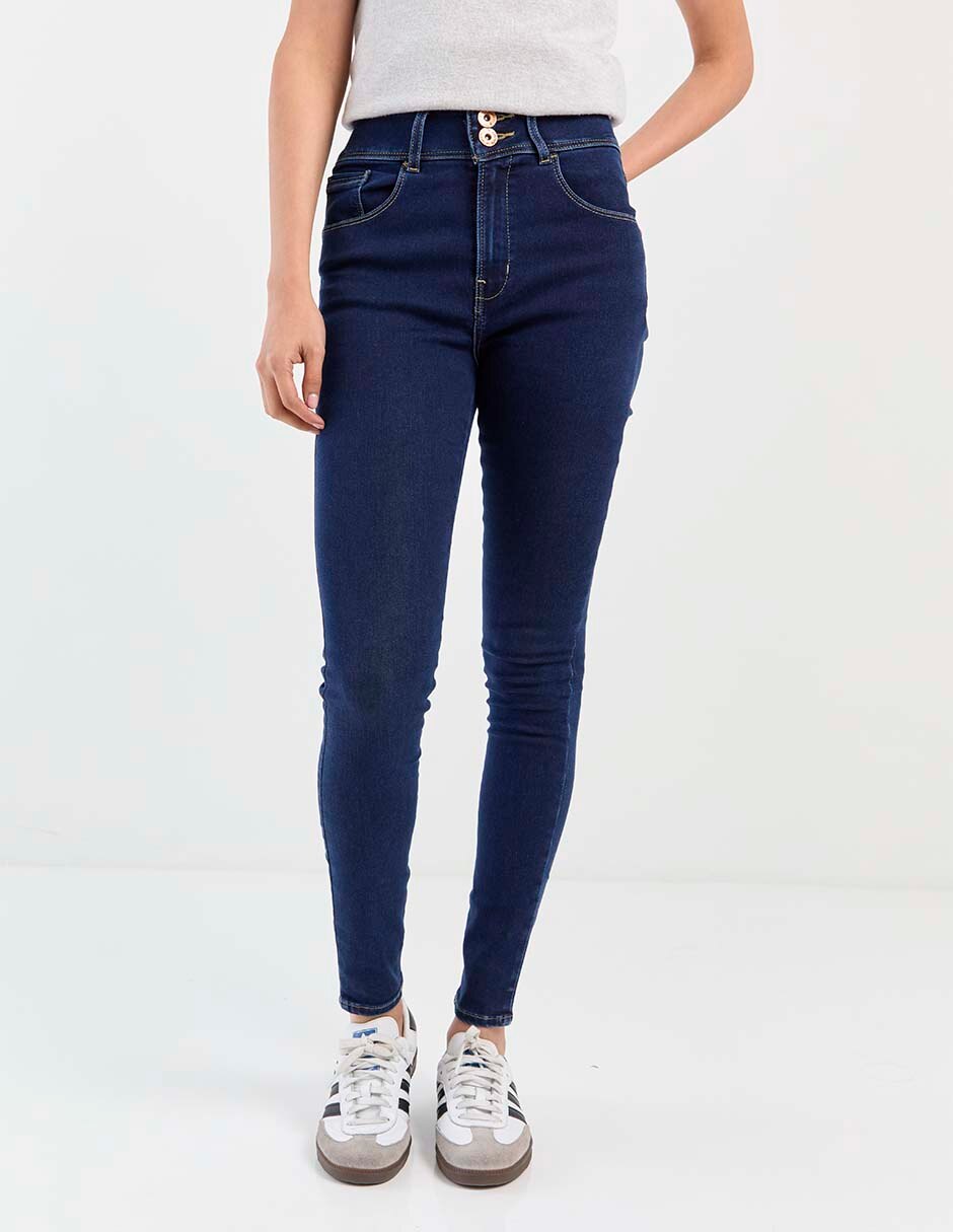 Jeans skinny corte cintura alta para mujer Jeans skinny corte cintura alta para mujer