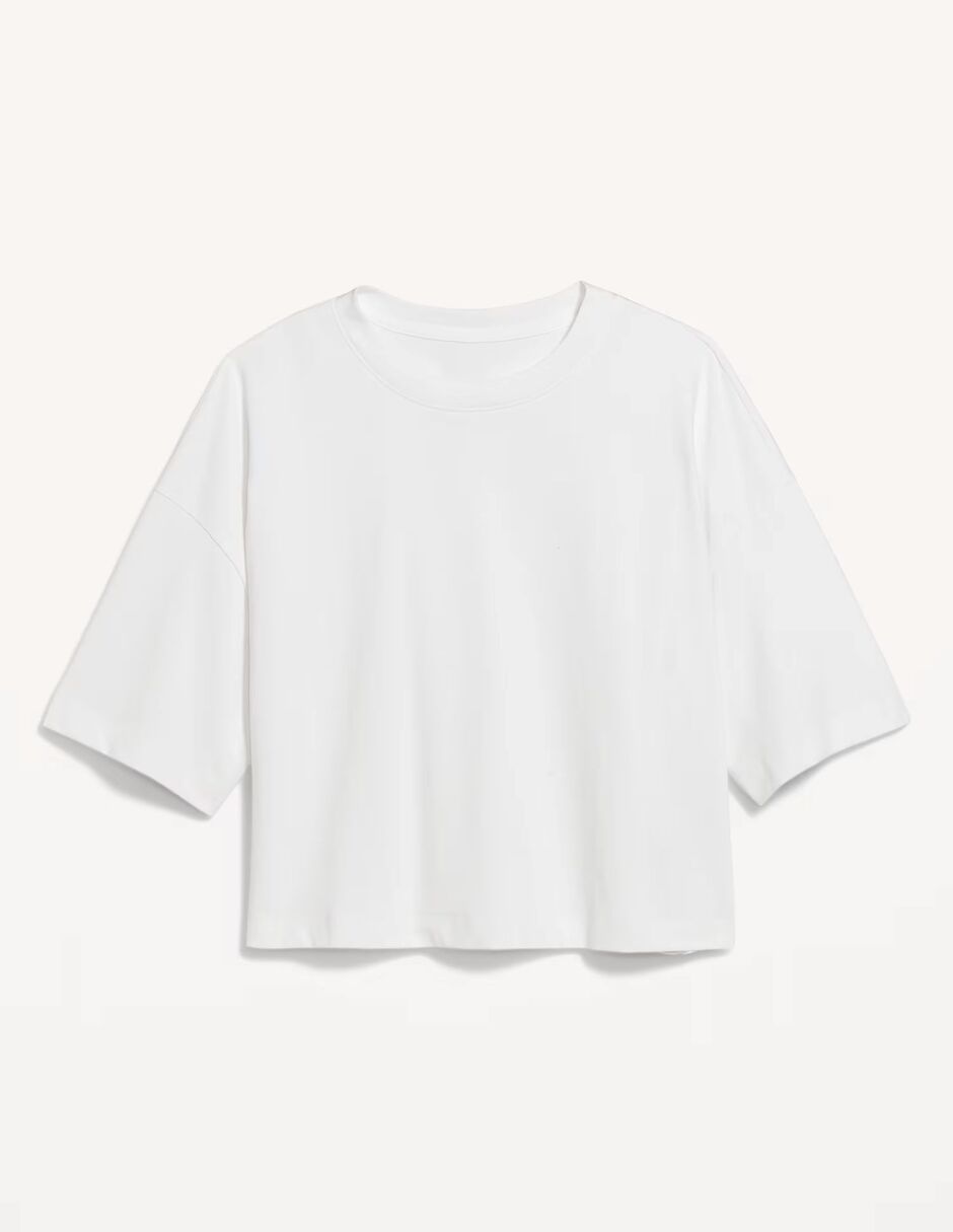Playera manga corta cuello redondo para mujer 3