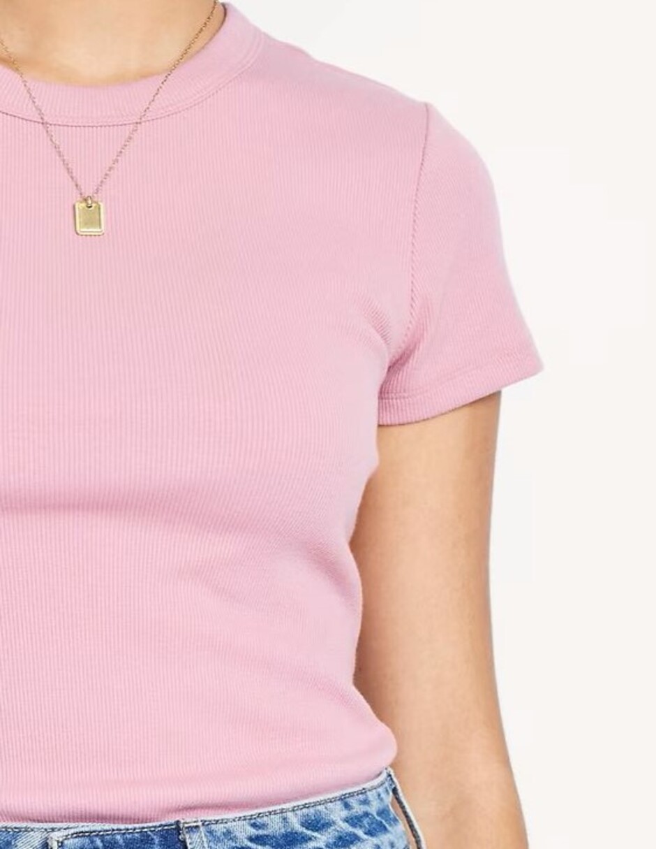 Playera manga corta Old Navy cuello redondo para mujer