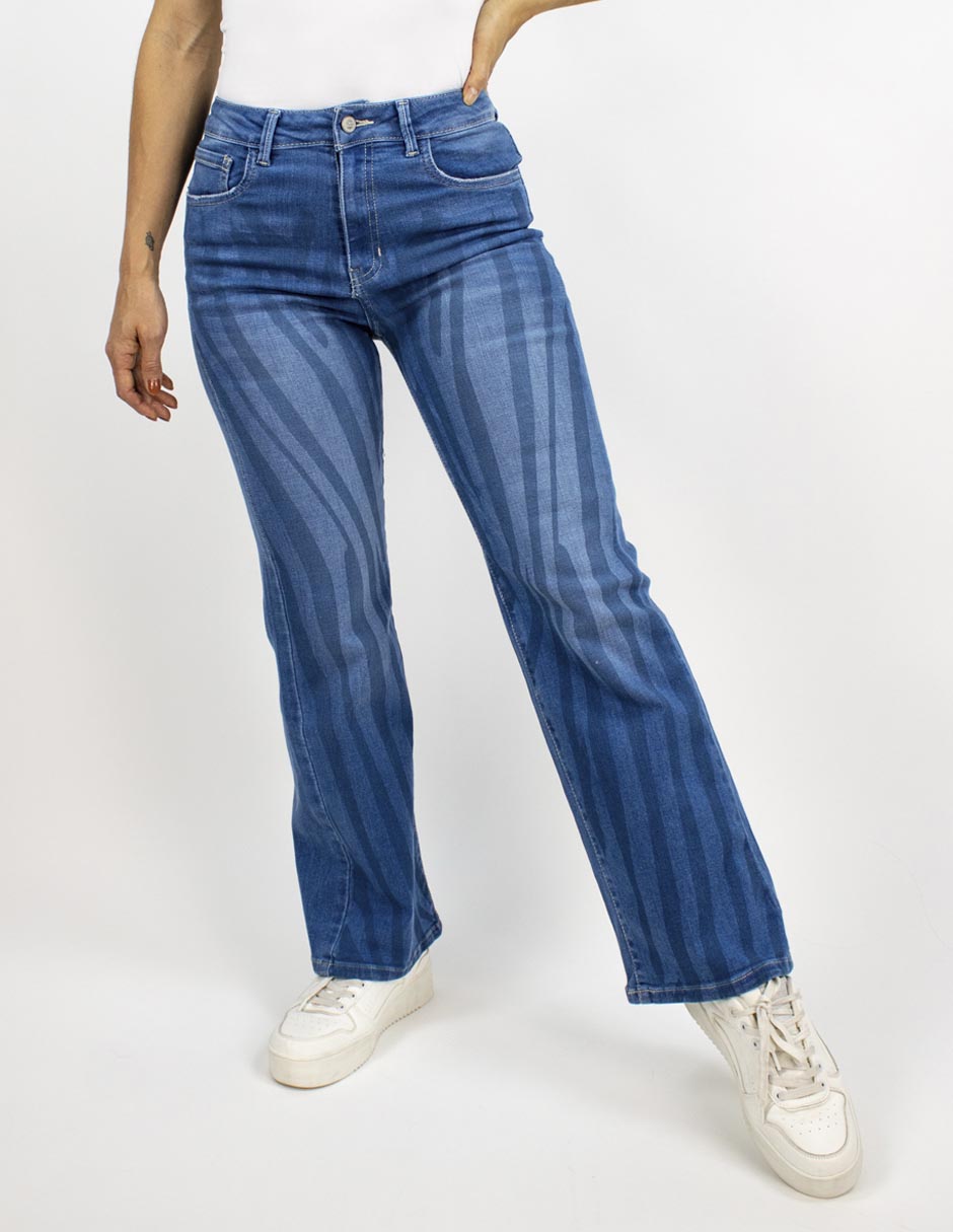 Jeans relaxed bota wide leg 2606 para mujer