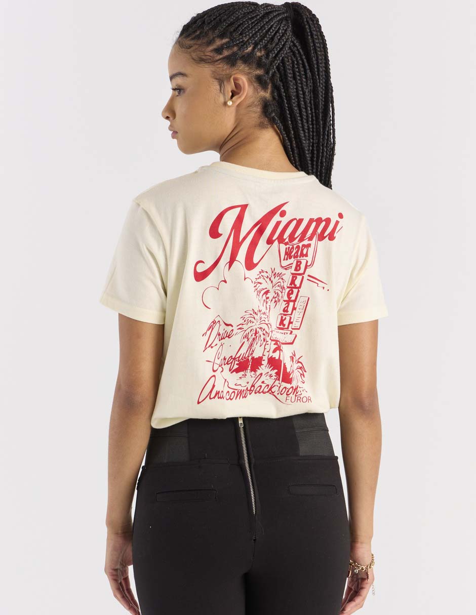 Playera manga corta cuello redondo mujer 5