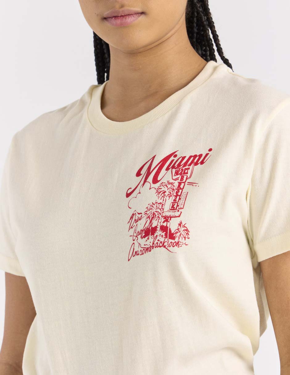 Playera manga corta cuello redondo mujer 3