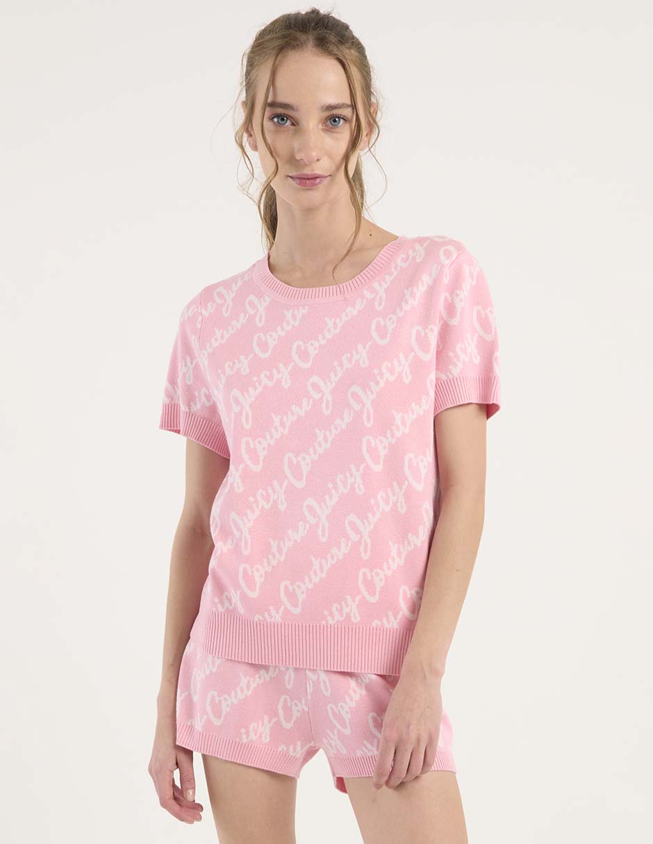 Blusa manga corta para mujer