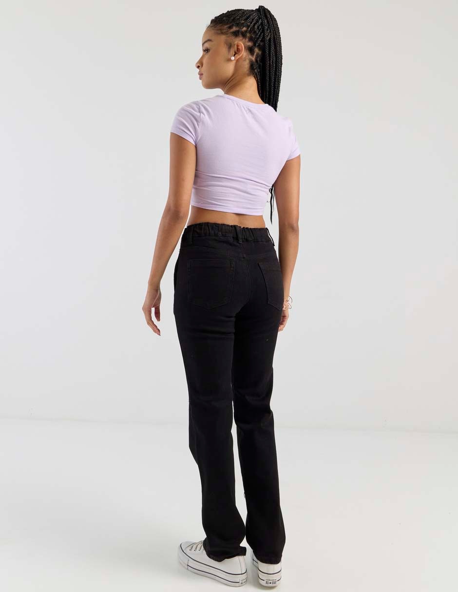 Jeans straight para mujer 2