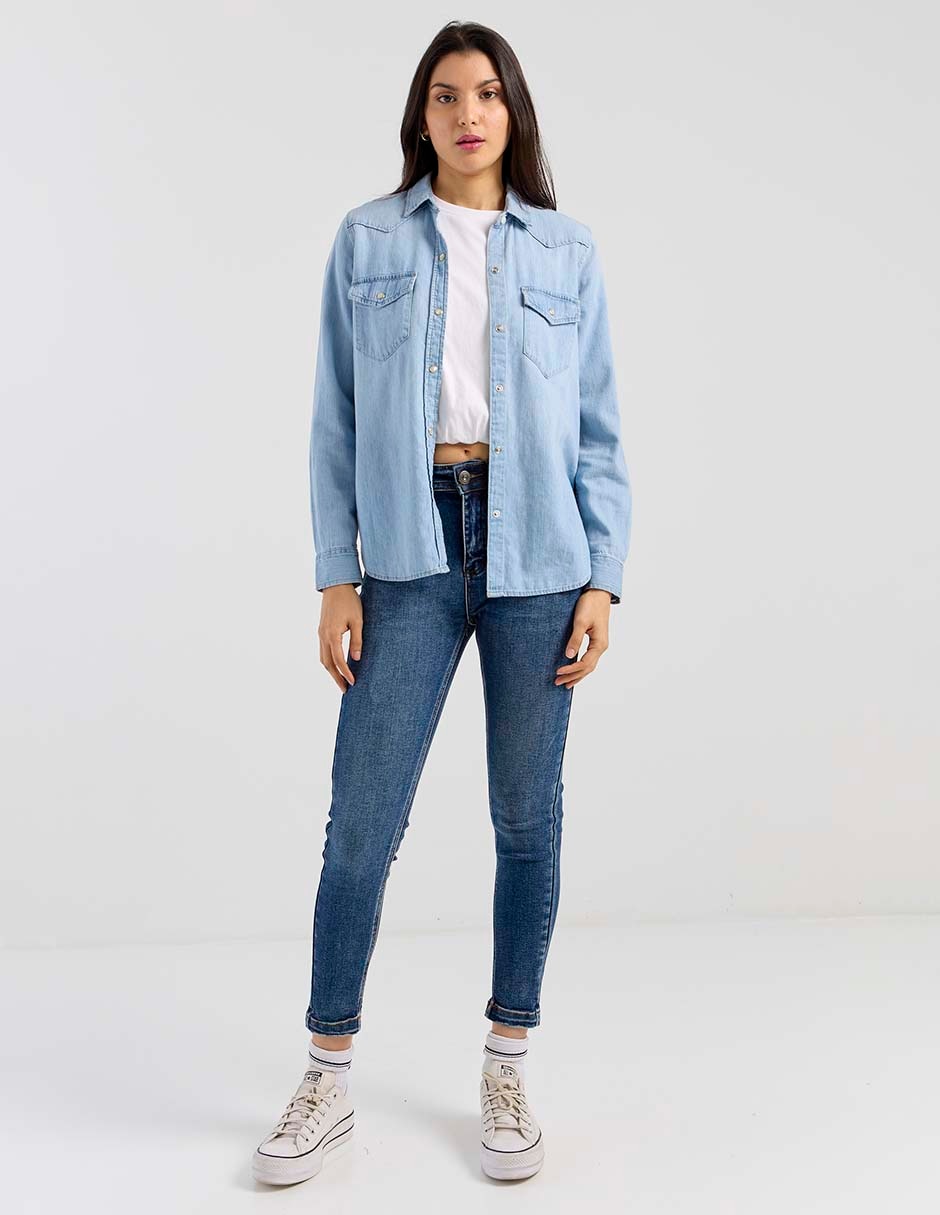 Jeans skinny Bhi24101169 para mujer 3