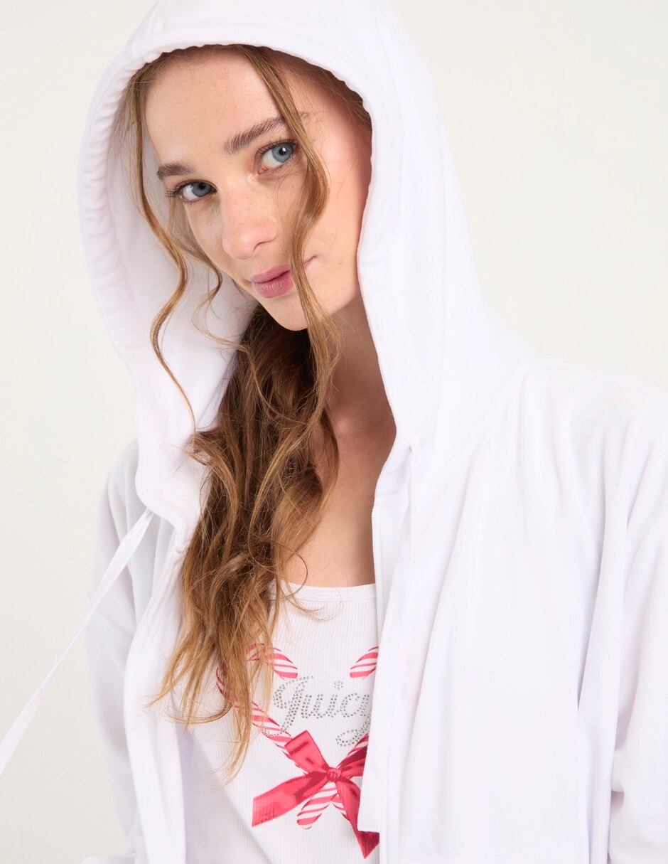 Sudadera con bolsillos para mujer