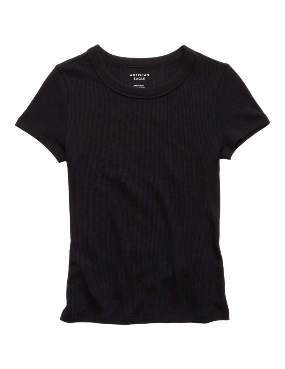 Playera manga corta American Eagle cuello redondo para mujer