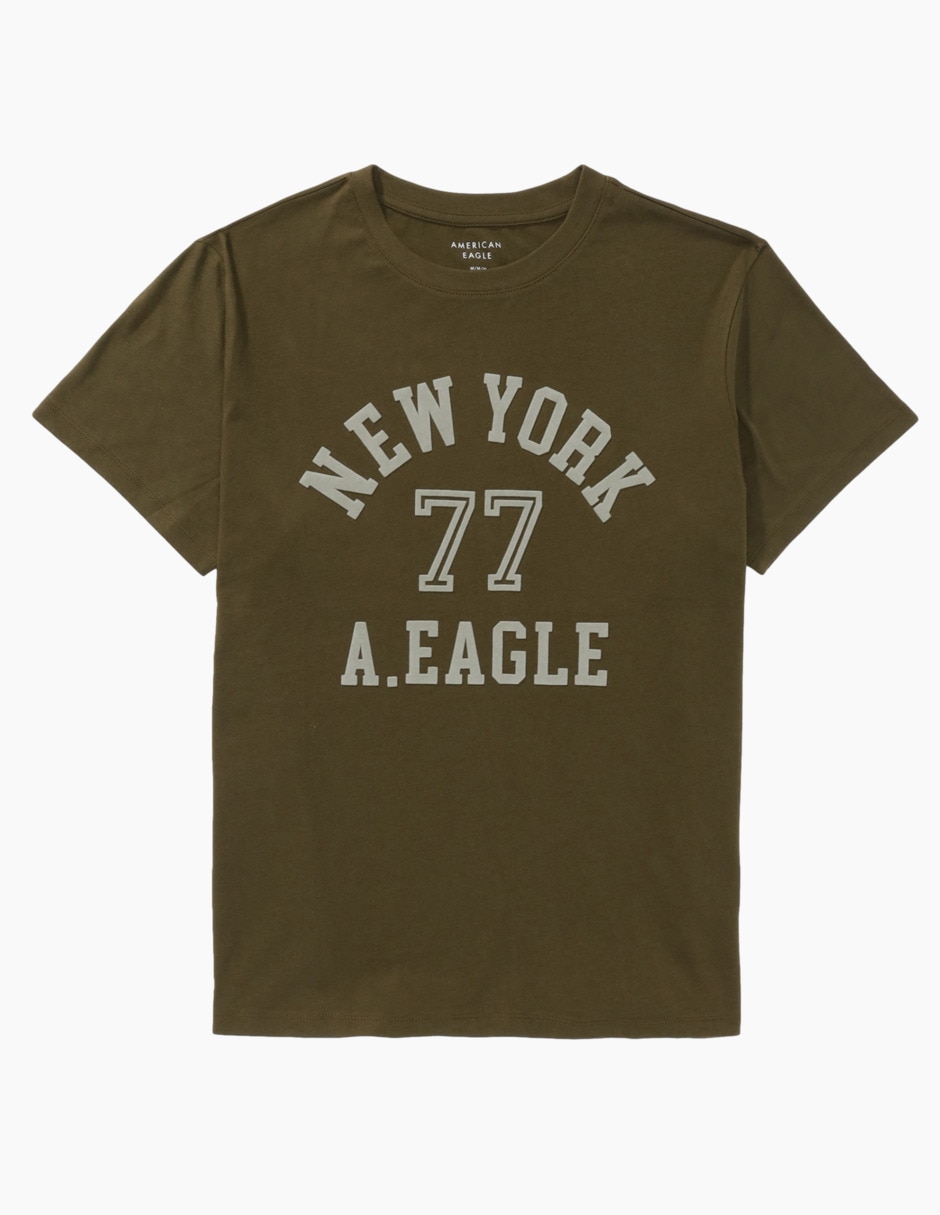 Playera manga corta American Eagle cuello redondo para mujer