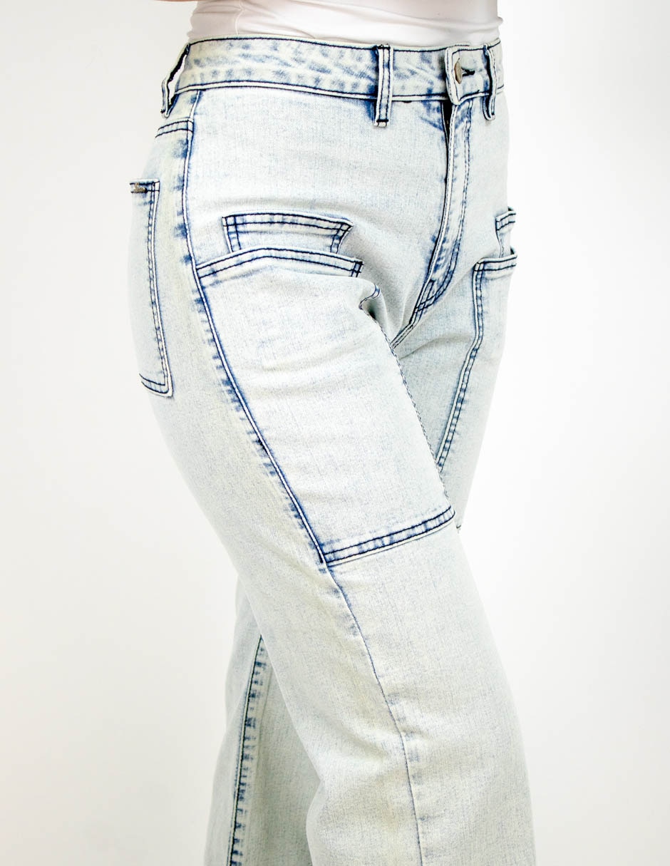 Jeans straight para mujer