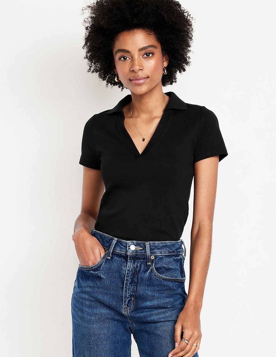 Blusa manga corta para mujer 1