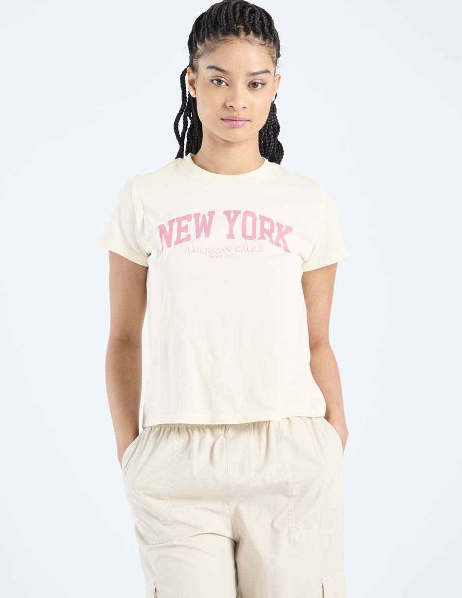 Playera manga corta Tees cuello redondo para mujer Playera manga corta Tees cuello redondo para mujer