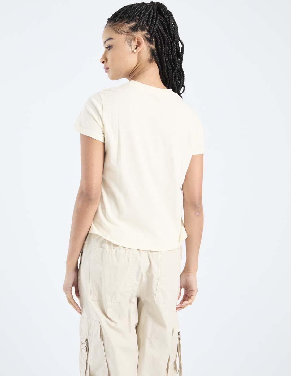 Playera manga corta American Eagle Tees cuello redondo para mujer