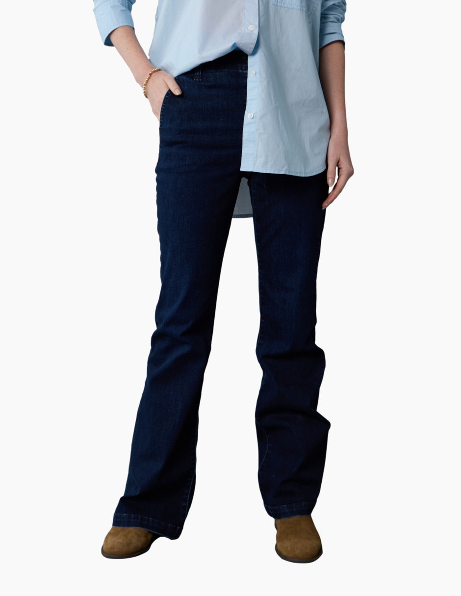 Jeans flare Denim para mujer