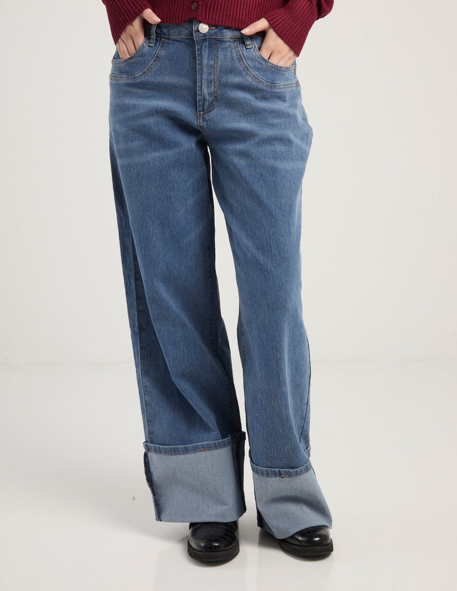 Jeans relaxed wide leg para mujer Jeans relaxed wide leg para mujer