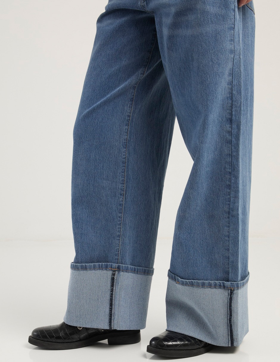 Jeans wide leg para mujer 2