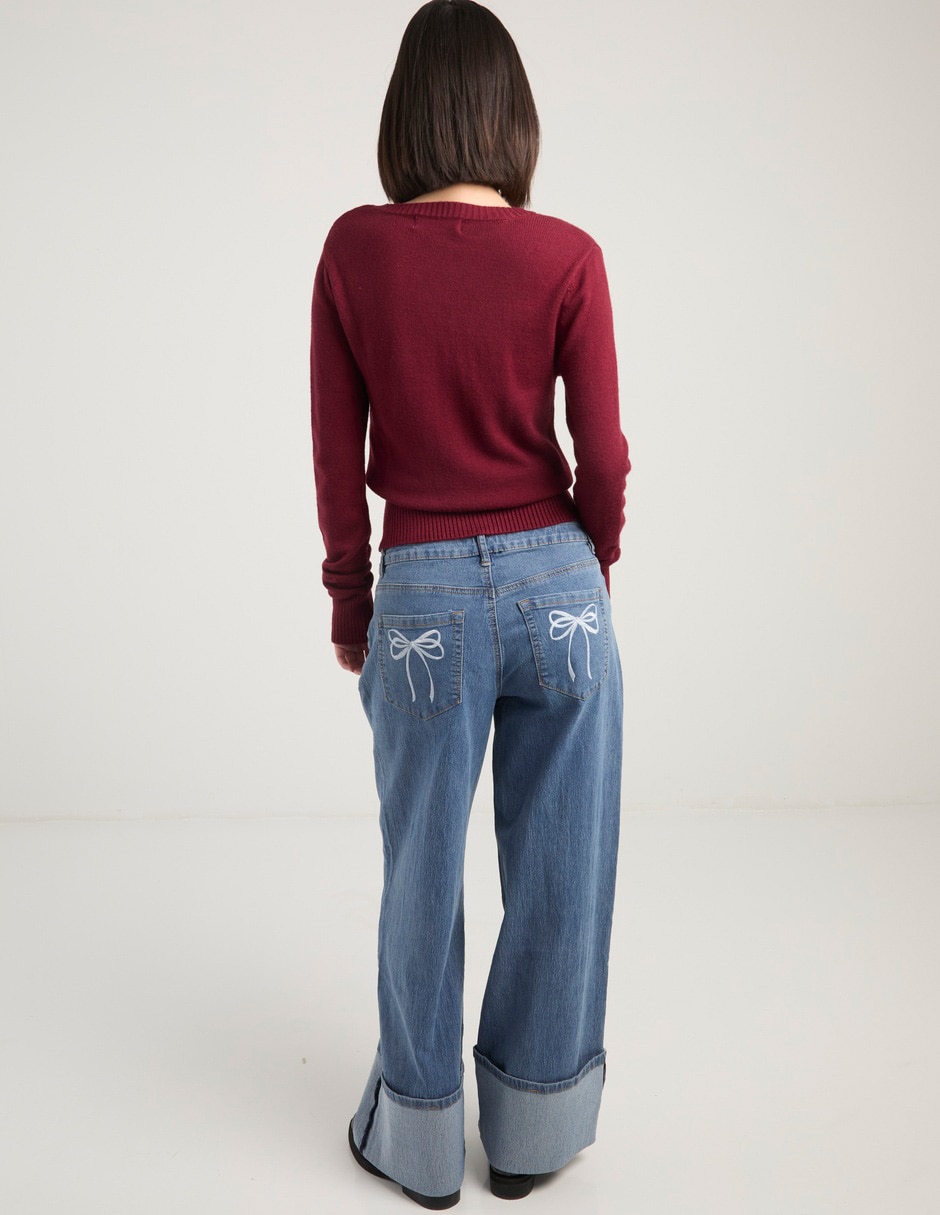 Jeans wide leg para mujer 6