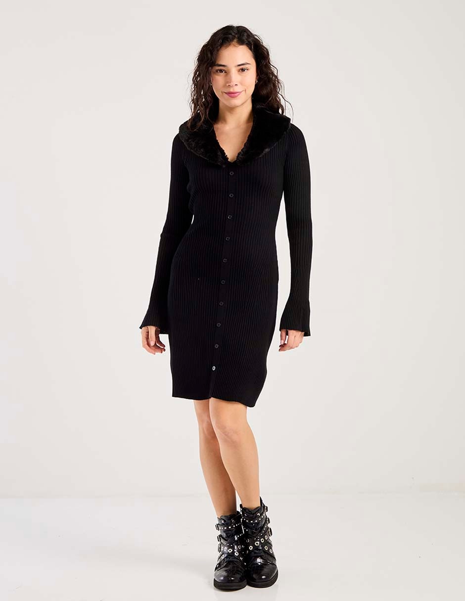 Vestido a la rodilla casual Casual para mujer 3