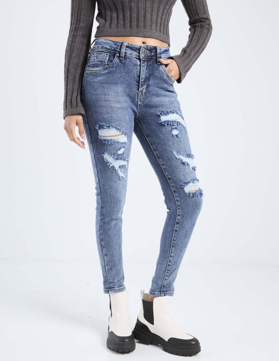 Jeans relaxed skinny para mujer Jeans relaxed skinny para mujer