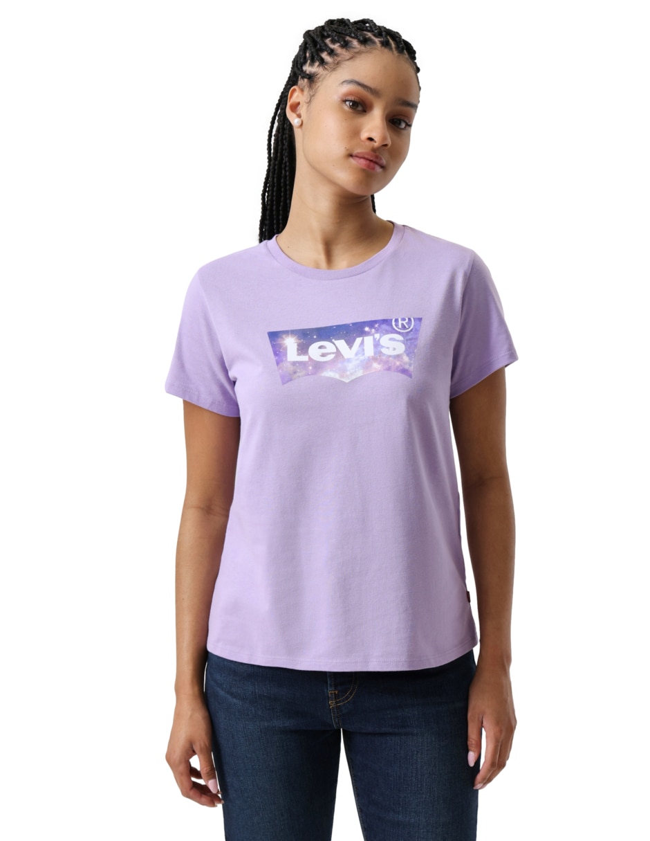 Playera manga corta Levi´s cuello redondo para mujer