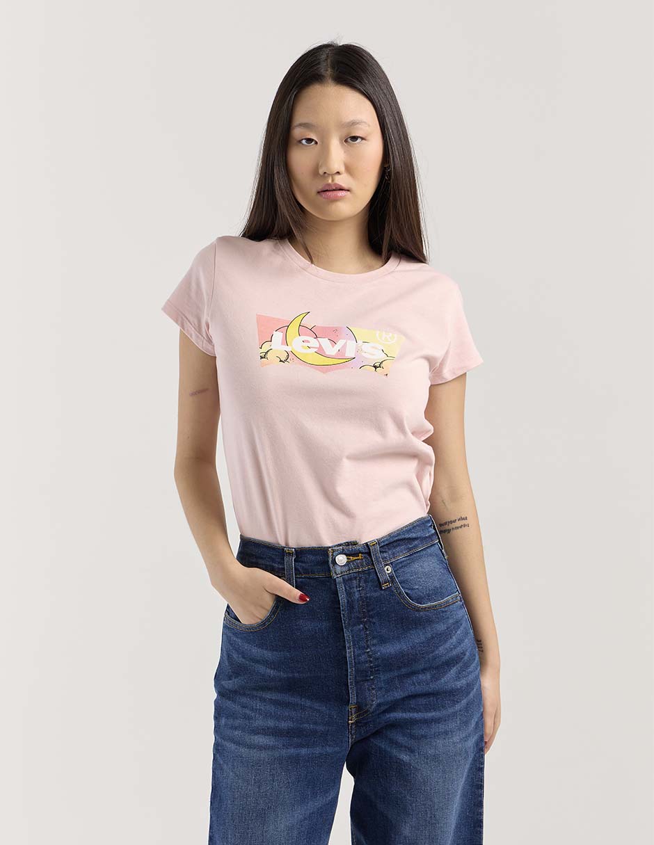 Playera manga corta cuello redondo mujer Playera manga corta cuello redondo mujer