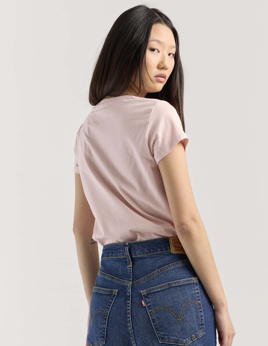 Playera manga corta cuello redondo mujer 5