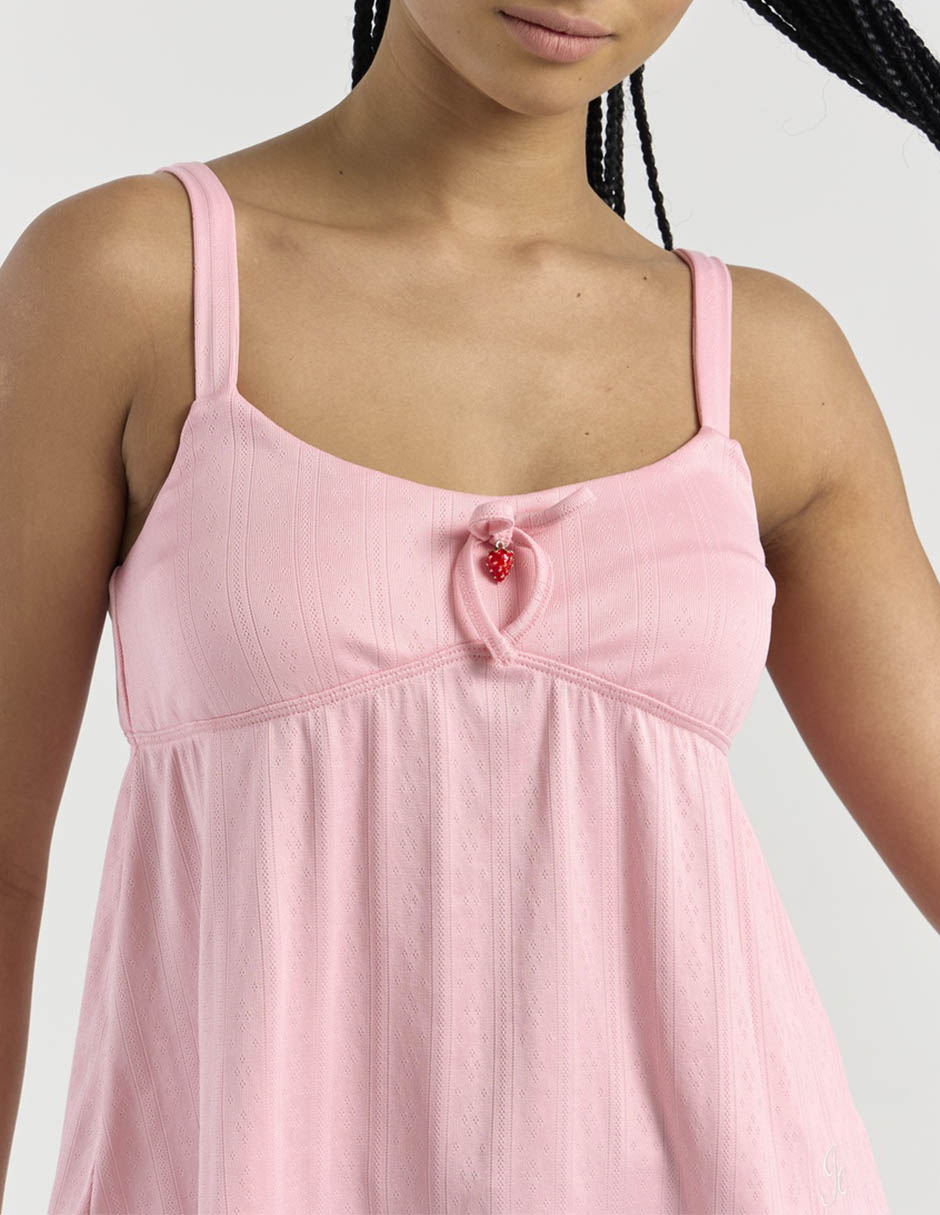 Top Juicy Couture escote cuadrado tirante delgado