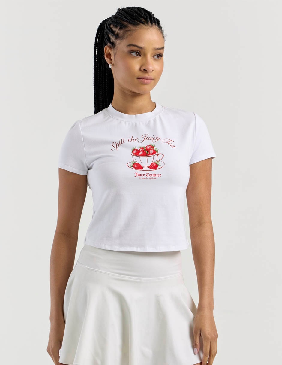 Top Juicy Couture cuello redondo