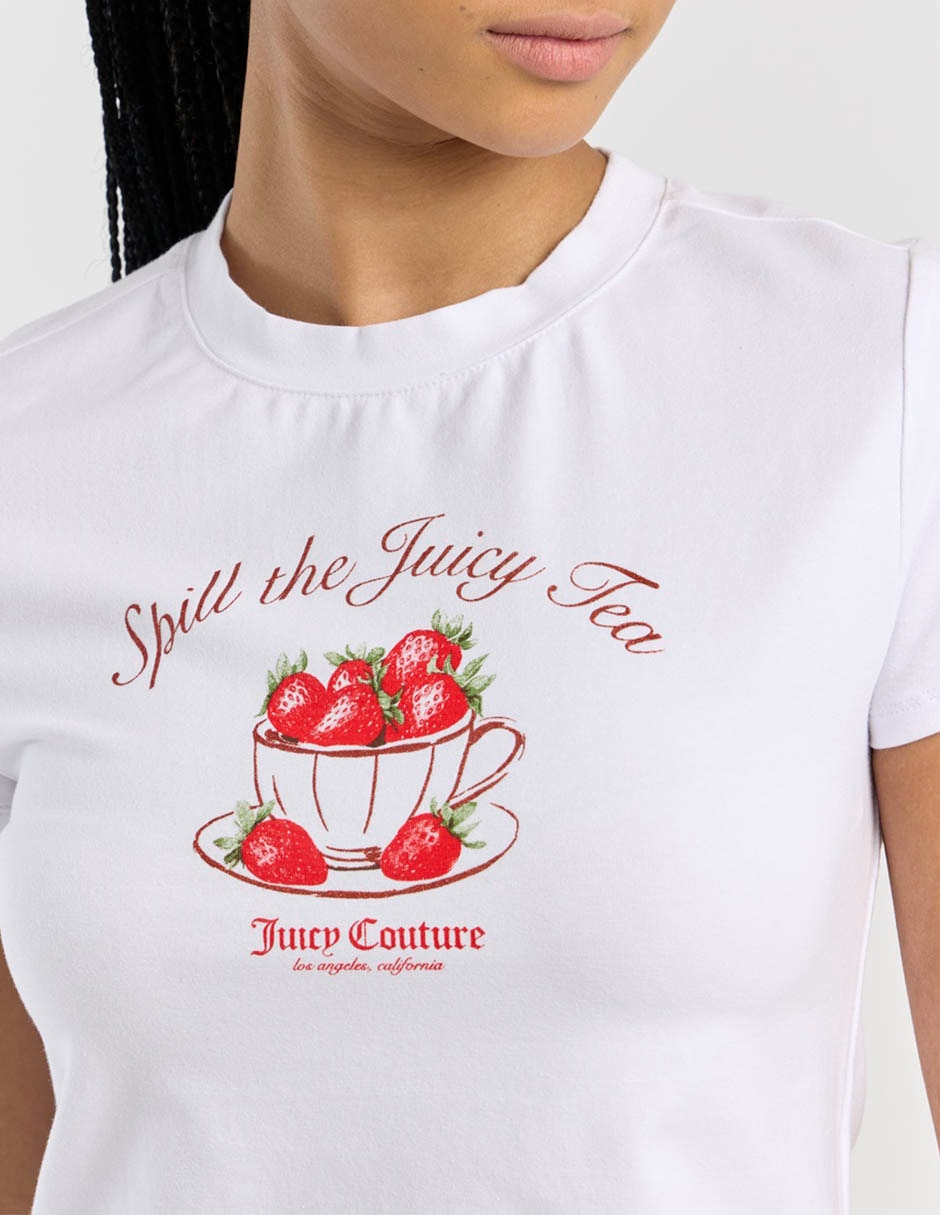 Top Juicy Couture cuello redondo