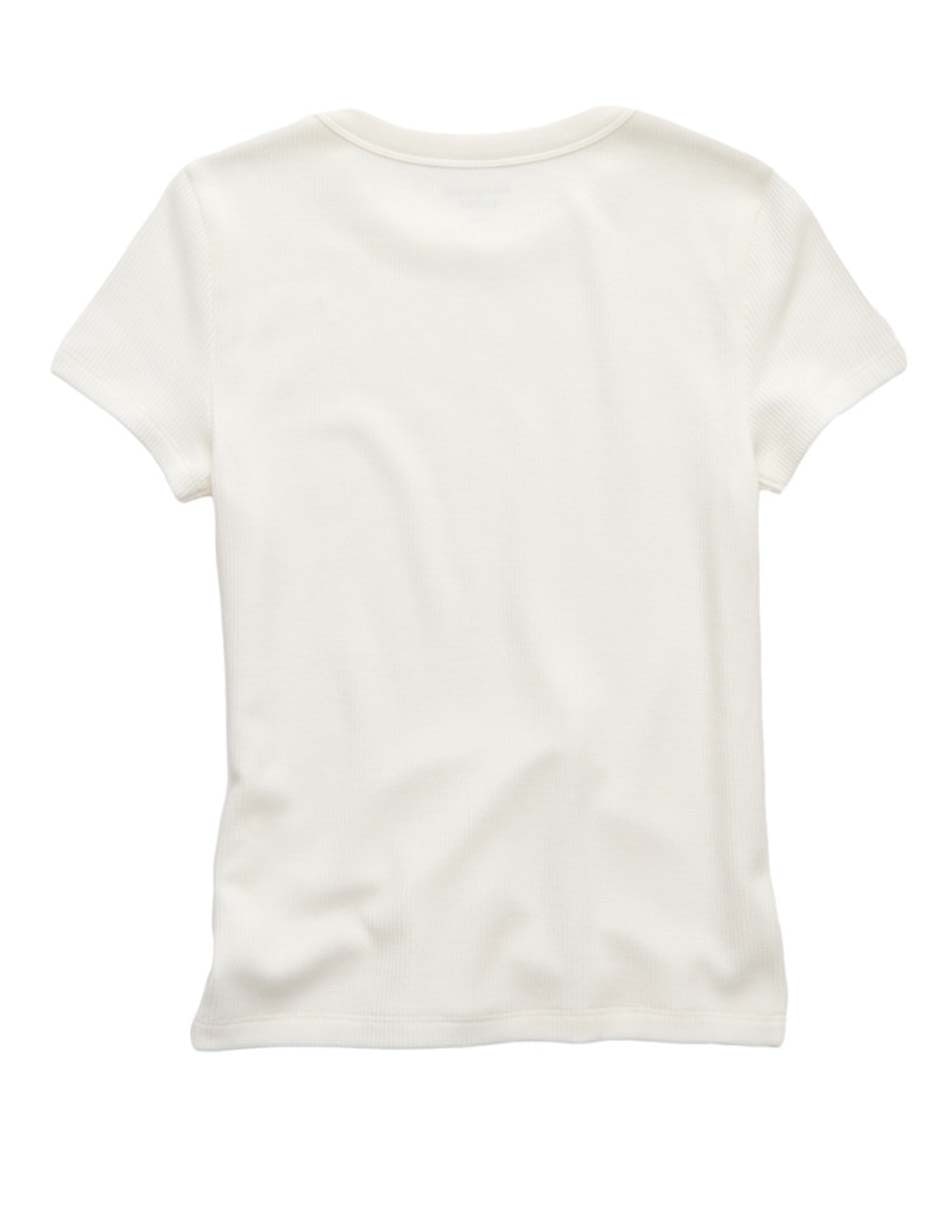 Playera manga corta American Eagle cuello redondo para mujer