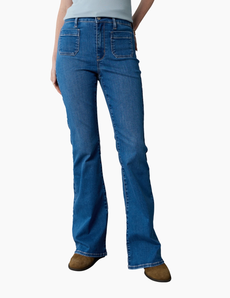 Jeans flare Super Hi-Rise American Eagle para mujer