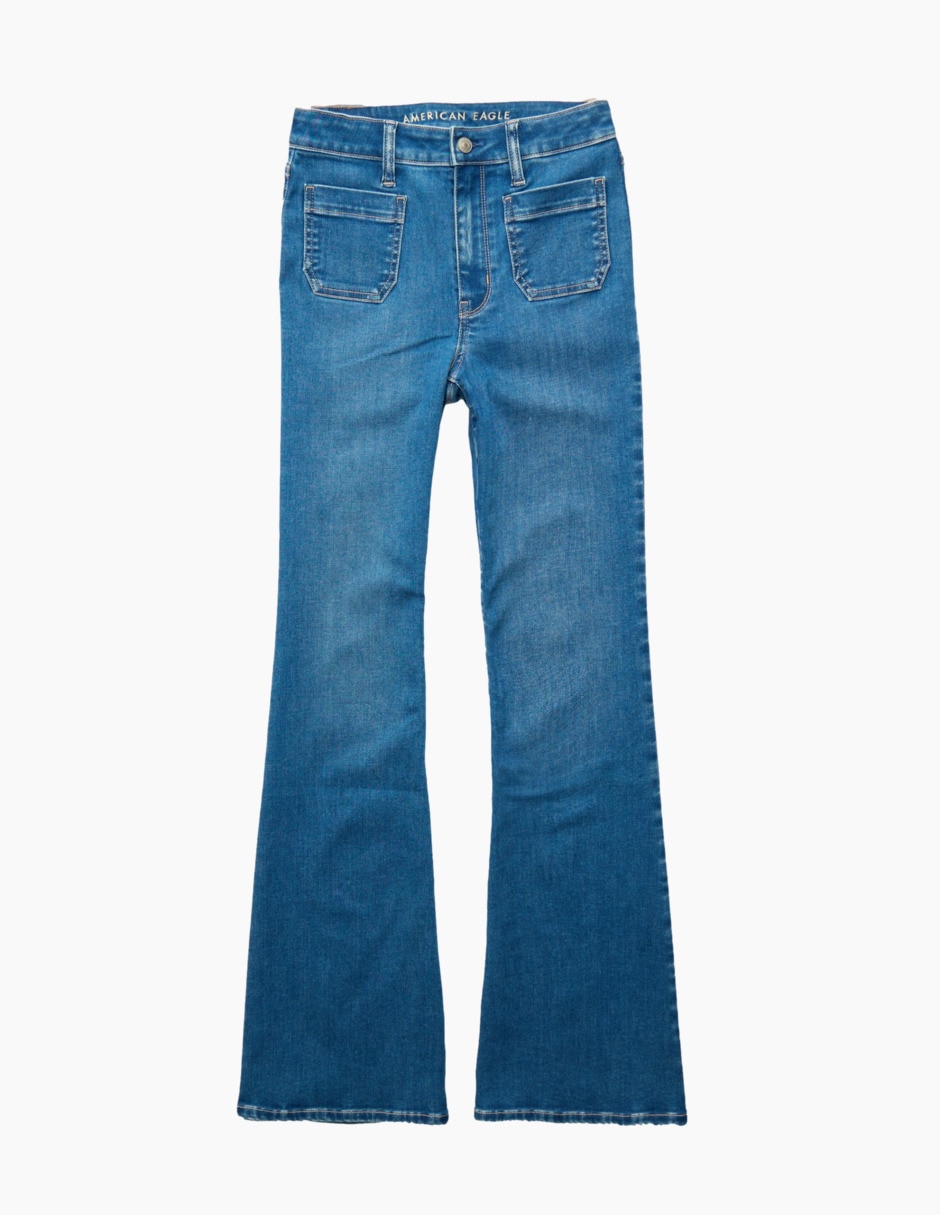 Jeans flare Super Hi-Rise American Eagle para mujer