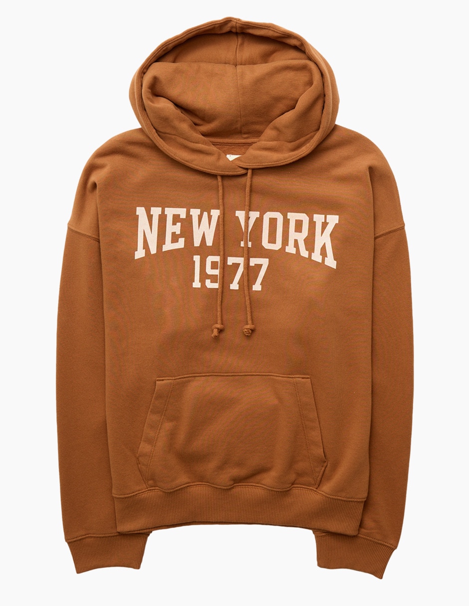 Sudadera con capucha y bolsa American Eagle para mujer