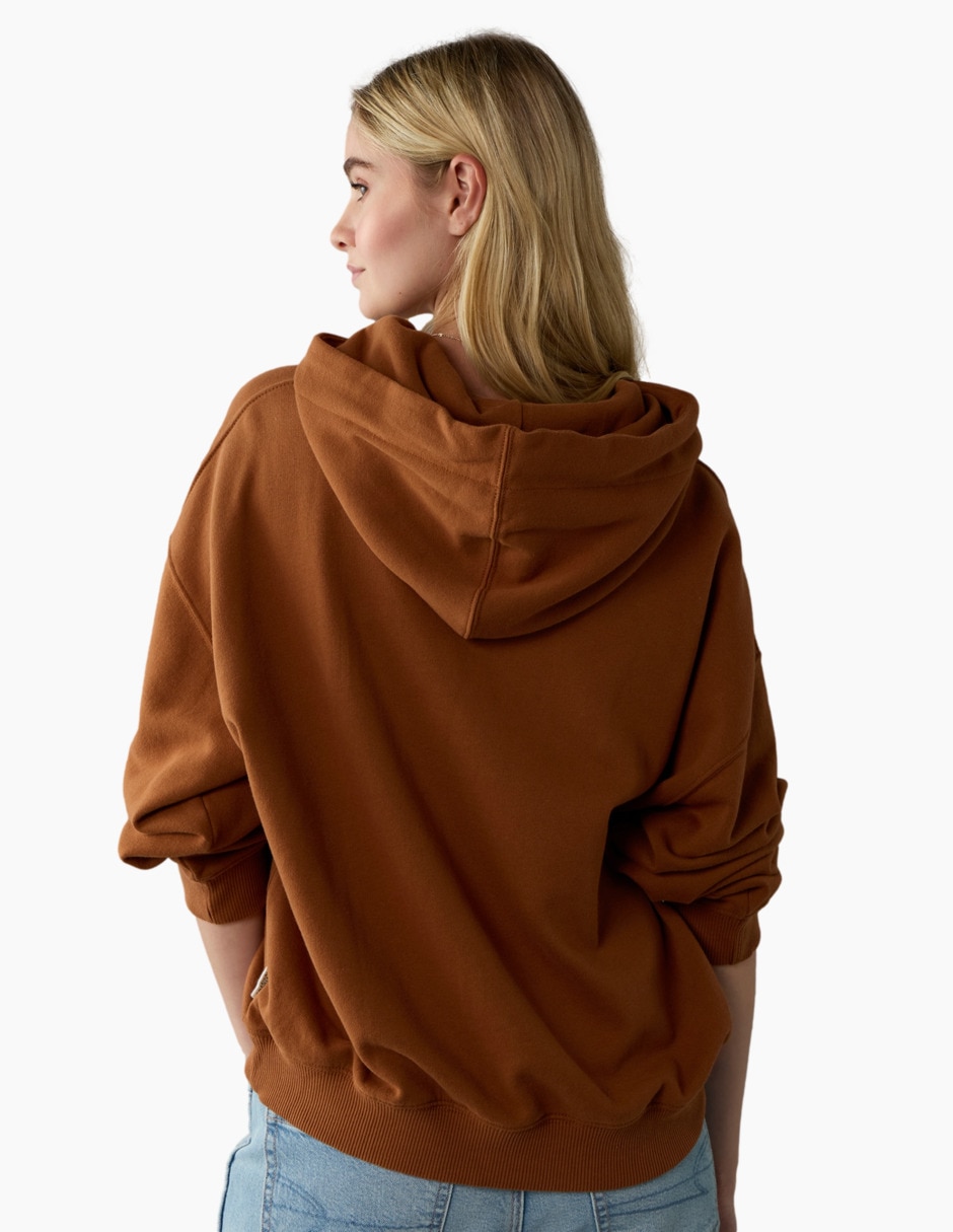 Sudadera con capucha y bolsa American Eagle para mujer