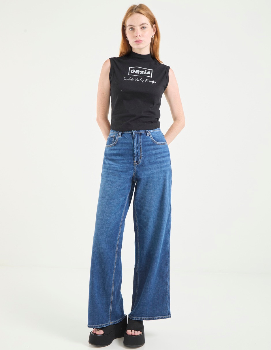 Jeans wide leg American Eagle para mujer