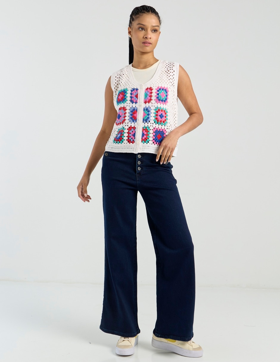 Jeans jogger wide leg Nyd para mujer